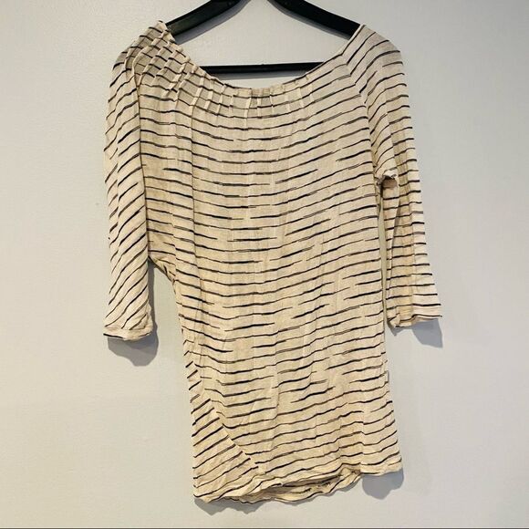 Anthropologie Postmark Soft 3/4 Sleeve Top Size Small - Picture 3 of 5